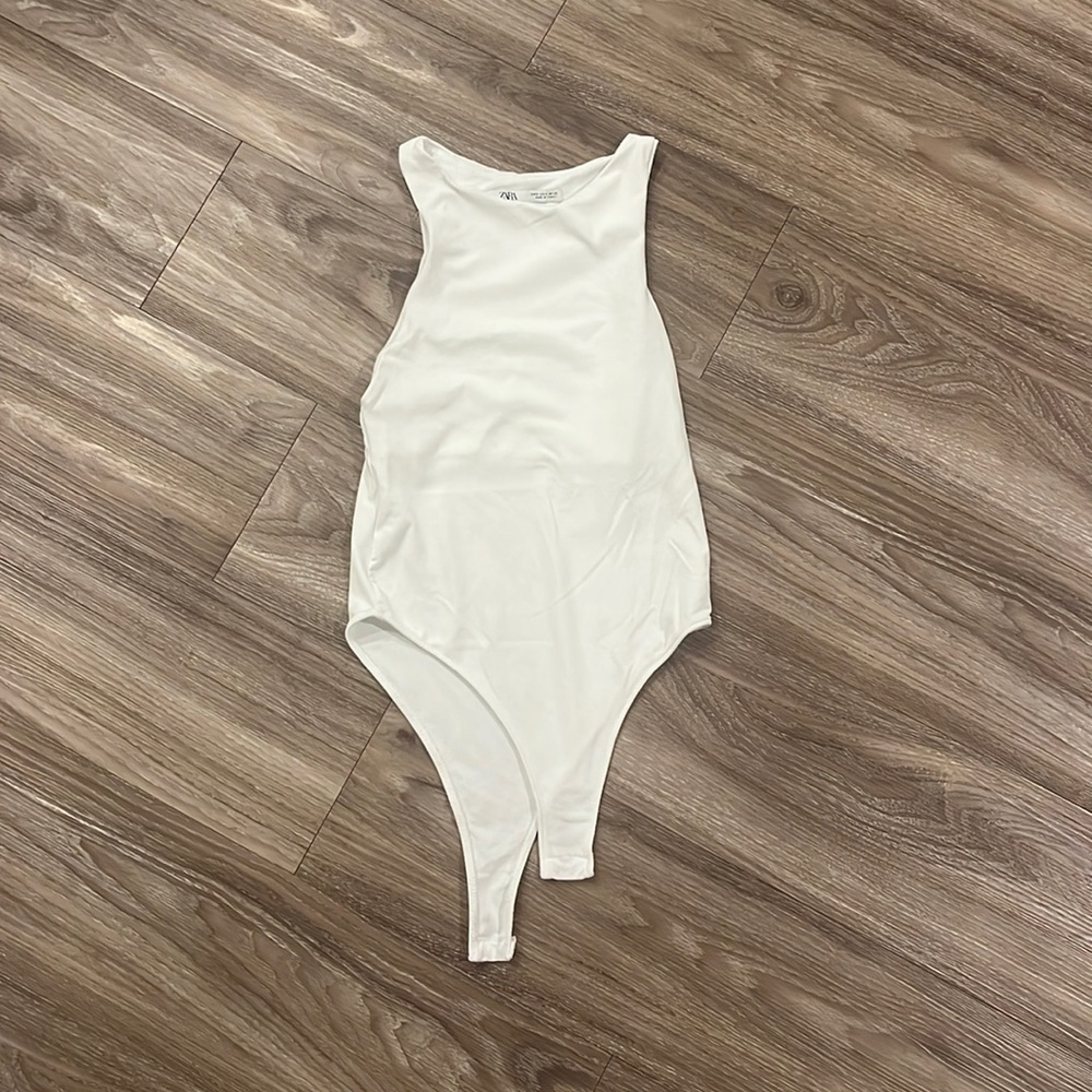 Zara white bodysuit